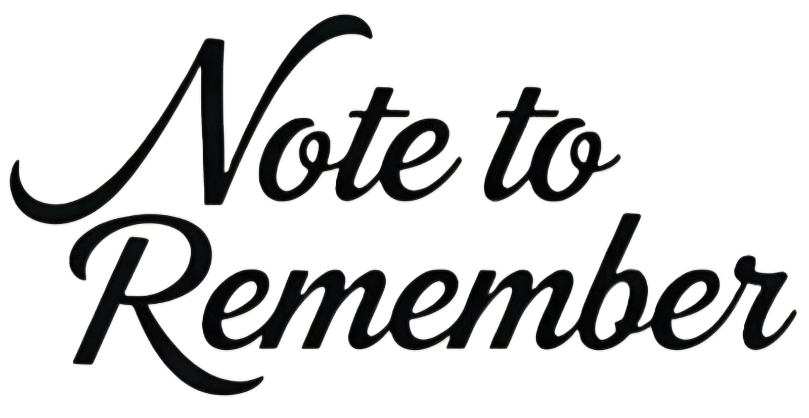 Note to Remember